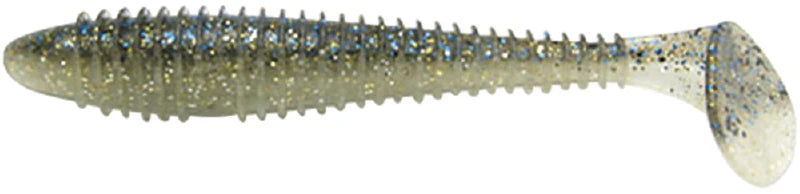 Soft lure Keitech Swing Impact  FAT Bluegill Flash # 418T /3.3"/6.8"/7.8" - Emerald Ripple