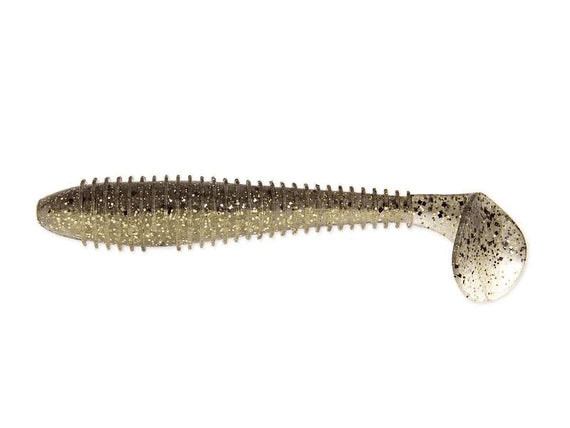 Soft lure Keitech Swing Impact FAT Gold Flash Minnow # 417T /2.8"/3.8"/4.3"/4.8"/5.8" - Emerald Ripple
