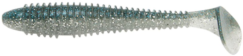 Soft lure Keitech Swing Impact FAT Silver Shiner # 431T /2.8"/3.3"/3.8"/4.3"/ - Emerald Ripple