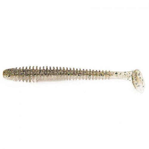 Soft lure Keitech Swing Impact Gold Flash Minnow # 417T /2"/2.5"/3"/4"/4.5" - Emerald Ripple