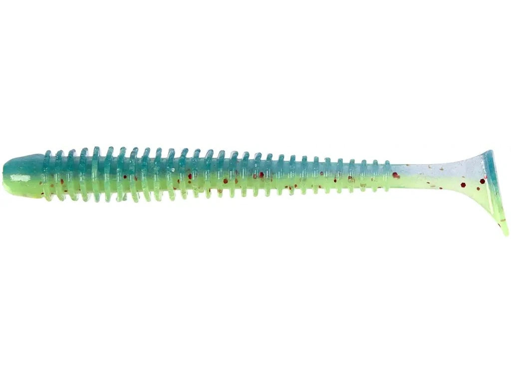 Soft lure Keitech Swing Impact Violet Chart Red FLK. /2"/ - Emerald Ripple