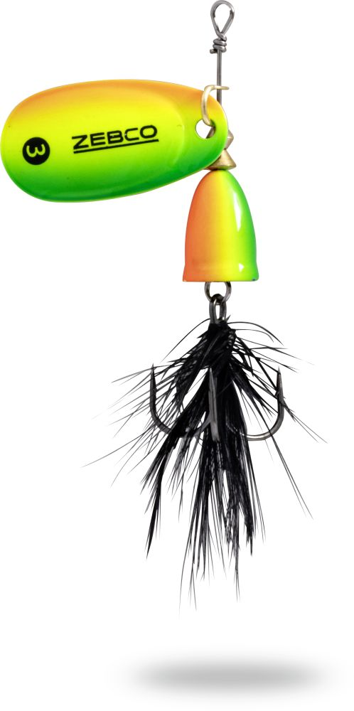 Zebco Trophy Z-Vibe & Fly Size #3 Firetiger Silver Balck 8g