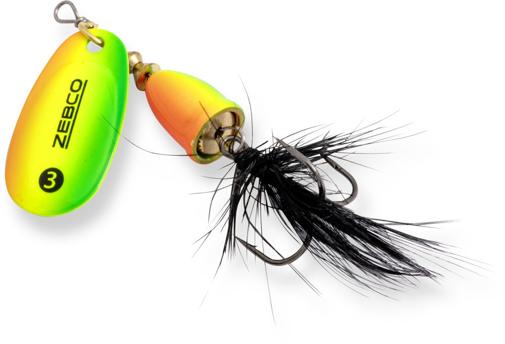Zebco Trophy Z-Vibe & Fly Size #3 Firetiger Silver Balck 8g
