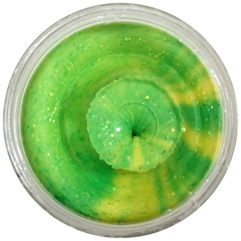 Berkley PowerBait Glitter Turbo Dough Spring Green Yellow