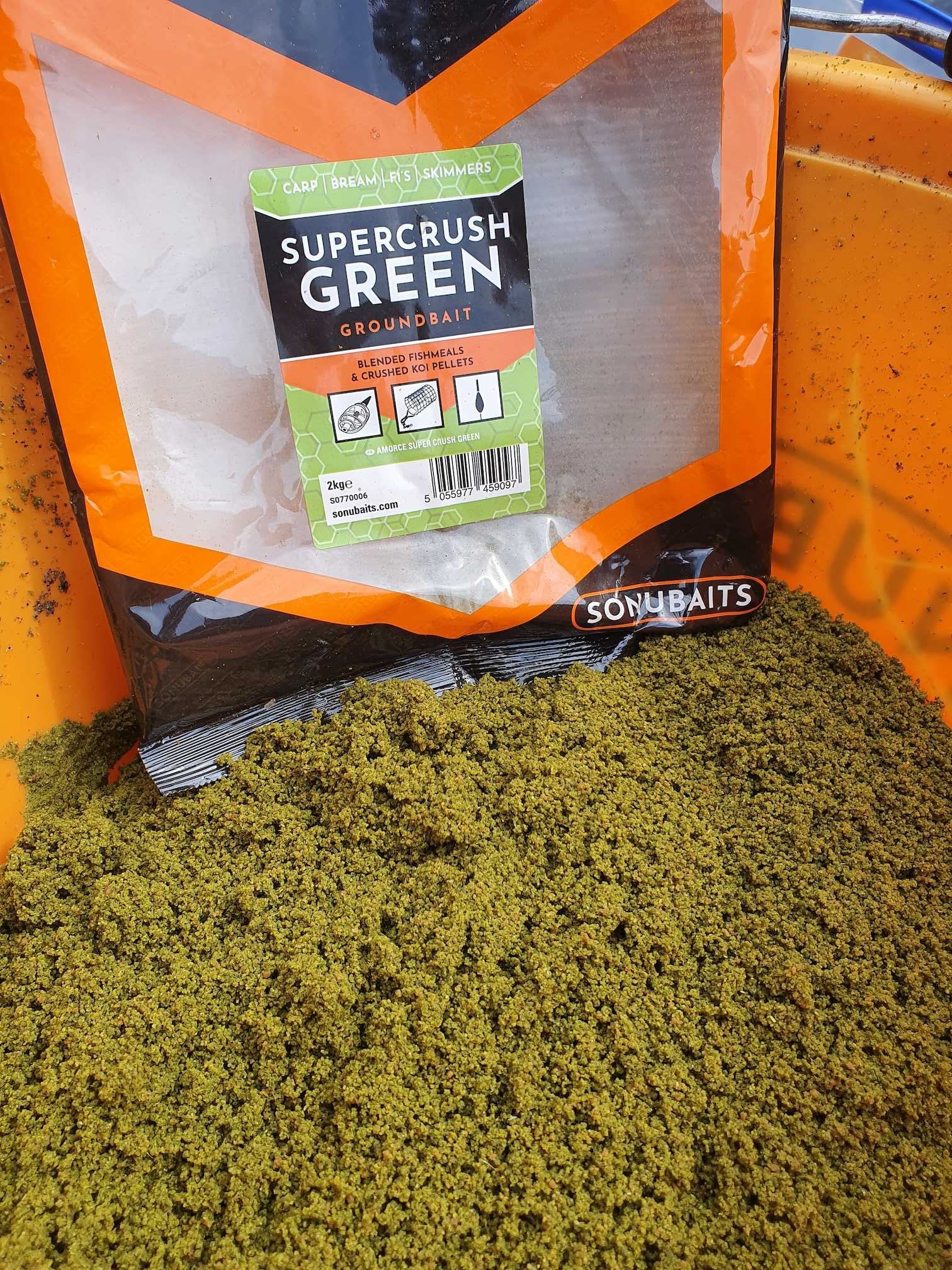 Sonubaits Supercrush Green Groundbait 2kg