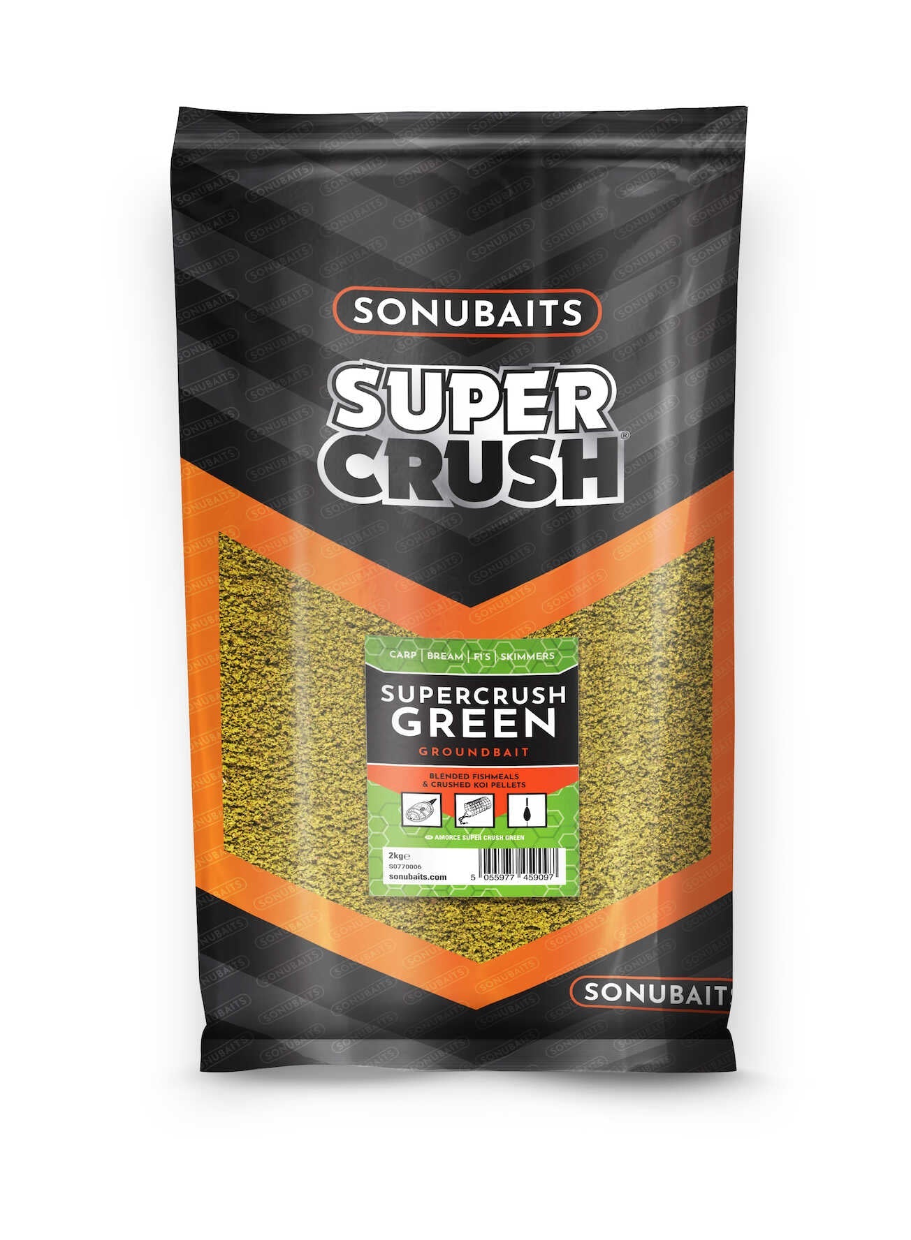 Sonubaits Supercrush Green Groundbait 2kg