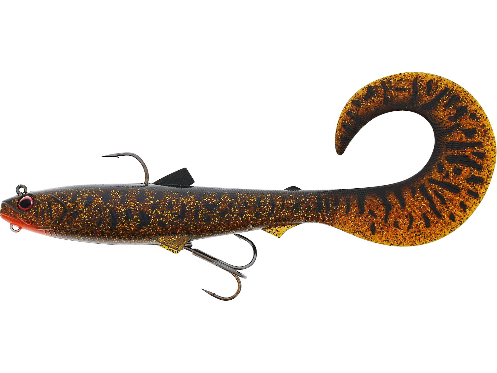 Westin BullTeez Curltail R2F 16cm 35g Sinking Motoroil Burbot