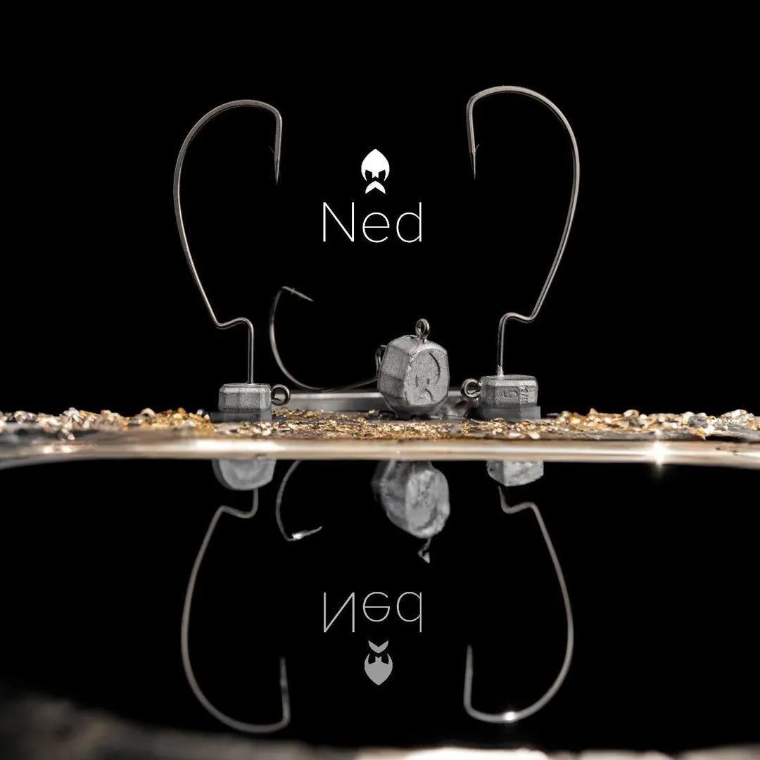 Westin Ned Lead Offset Jig Head Black Nickel 3pcs