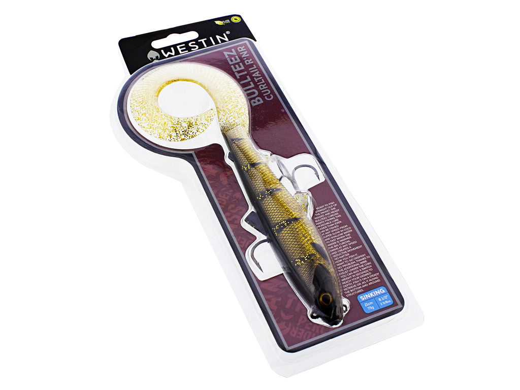 Westin BullTeez Curltail R2F 21cm 73g Sinking Natural Pike