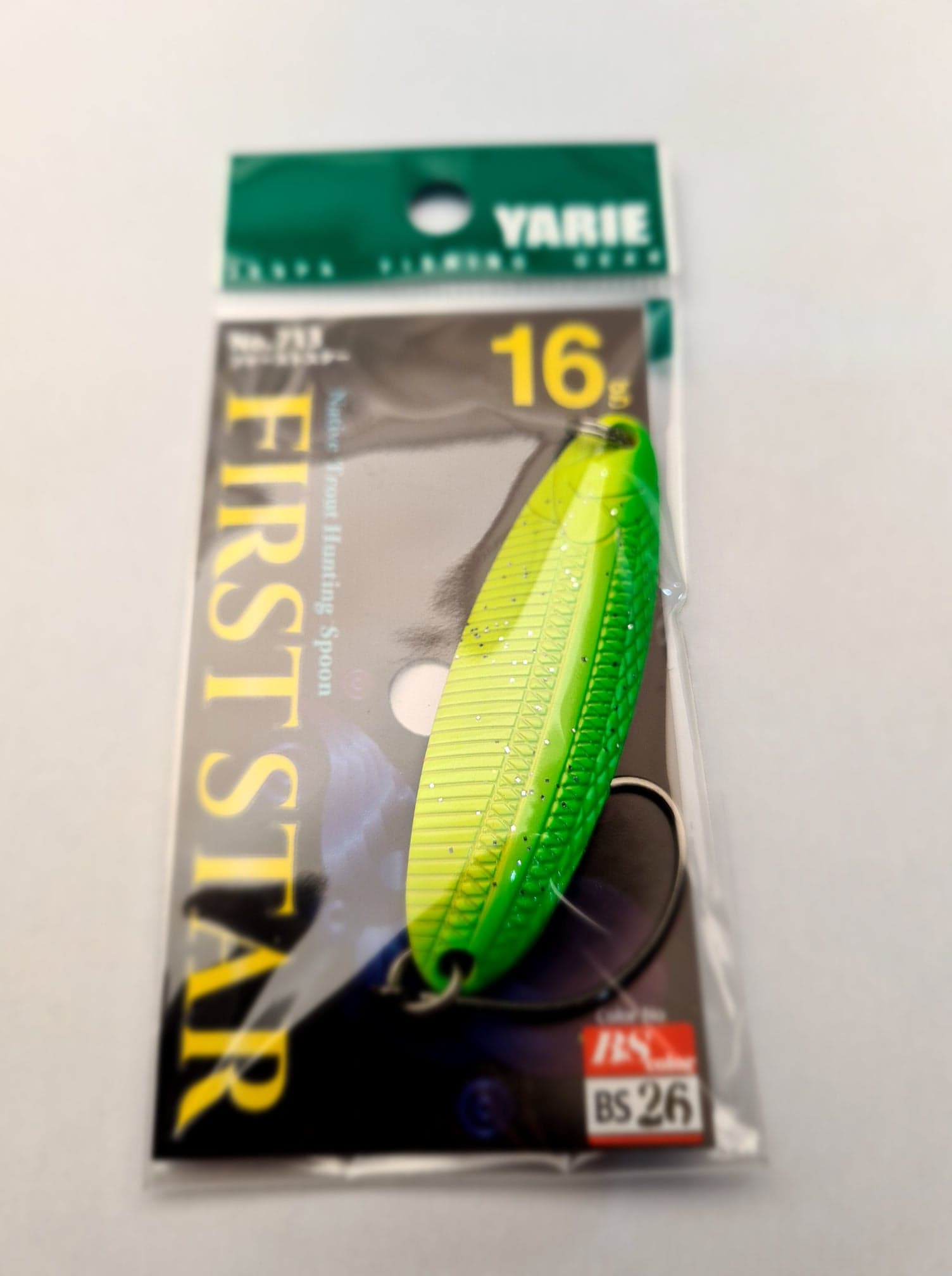 Yarie First Star Spoon 16g BS26 Chartreuse