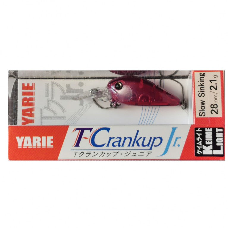 Yarie T-Crankup Jr. Slow Sinking 28mm 2.1g C40 Crystal Rosso KL