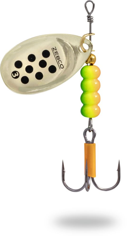 Zebco Trophy Z-Blade Size #2 Gold Black Dot 4g