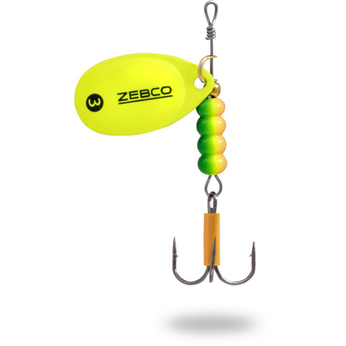 Zebco Trophy Z-Blade Size #2 Silver Yellow 4g