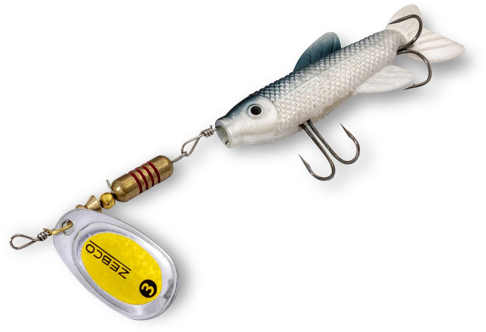 Zebco Trophy Z-Spin Minnow Size #3 Silver Holo Gold 11g