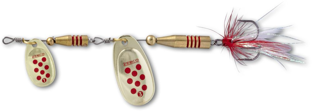 Zebco Trophy Z-Tandem Size #3 Gold Red Dots 12g