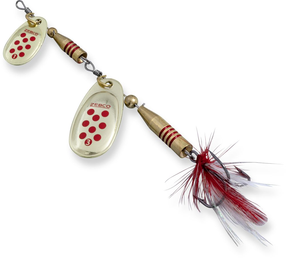 Zebco Trophy Z-Tandem Size #3 Gold Red Dots 12g