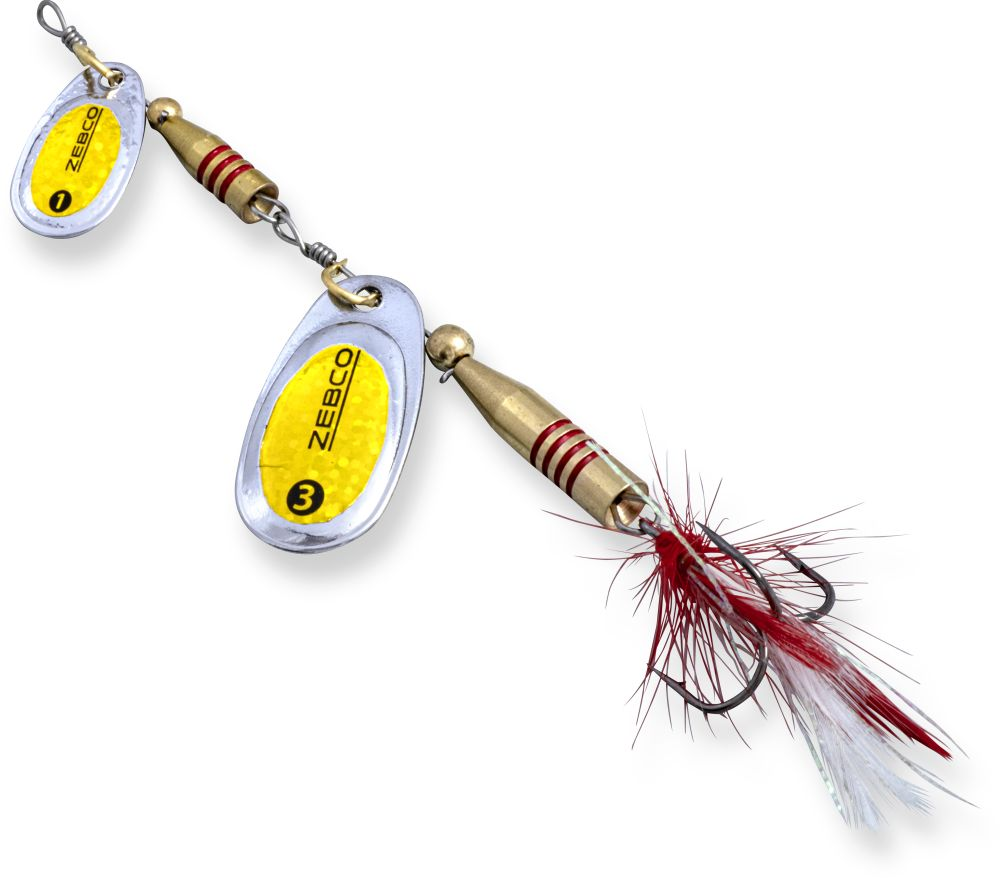 Zebco Trophy Z-Tandem Size #3 Silver Holo Gold 12g