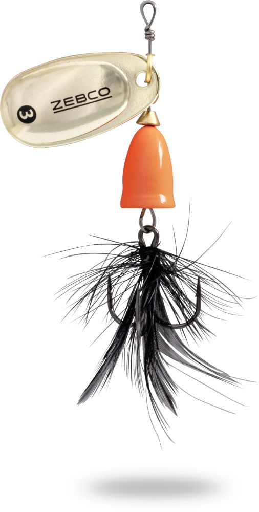 Zebco Trophy Z-Vibe & Fly Size #3 Orange Gold Black 8g