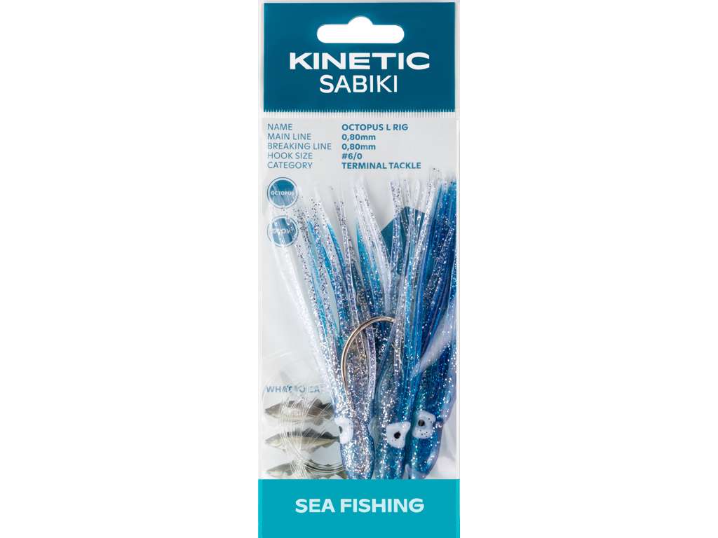 Kinetic Sabiki Octopus L #6/0