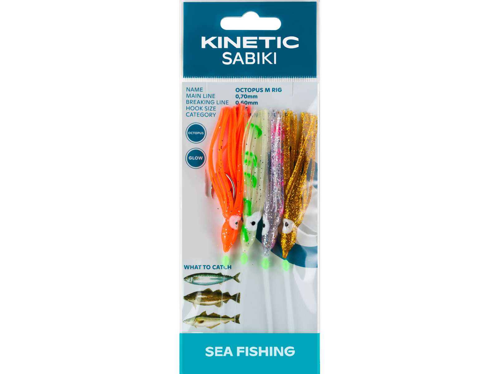 Kinetic Sabiki Octopus M #3/0