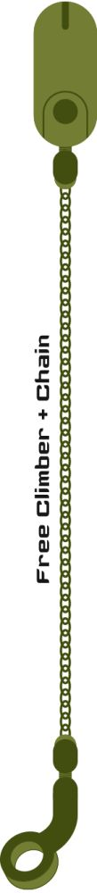 Zebco Z-Carp Free Climber with Chain 15cm
