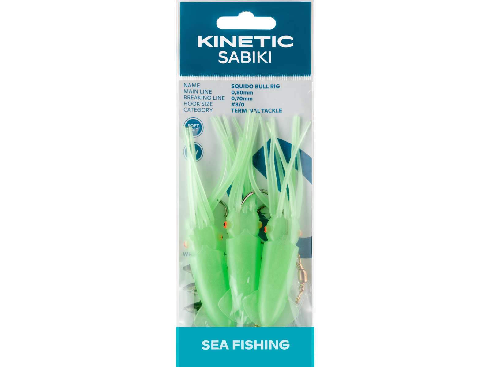 Kinetic Sabiki Squido Bull #8/0