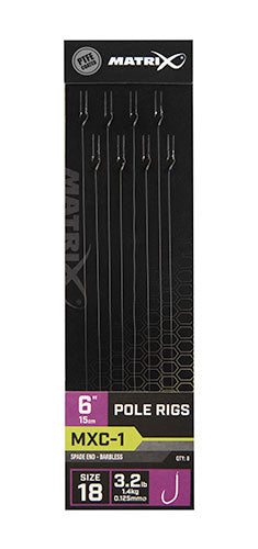 Matrix MXC-1 Pole Rigs Barbless 15cm/6ins