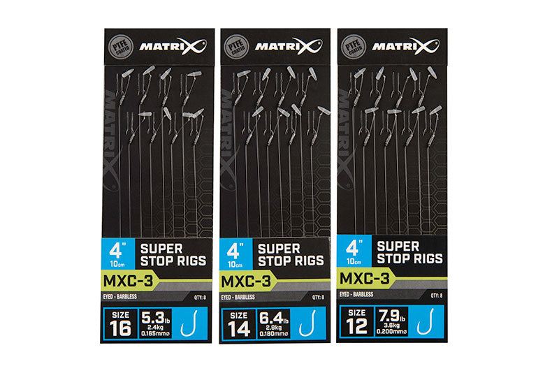 Matrix MXC-3 Super Stop Rigs Barbless 10cm/4ins