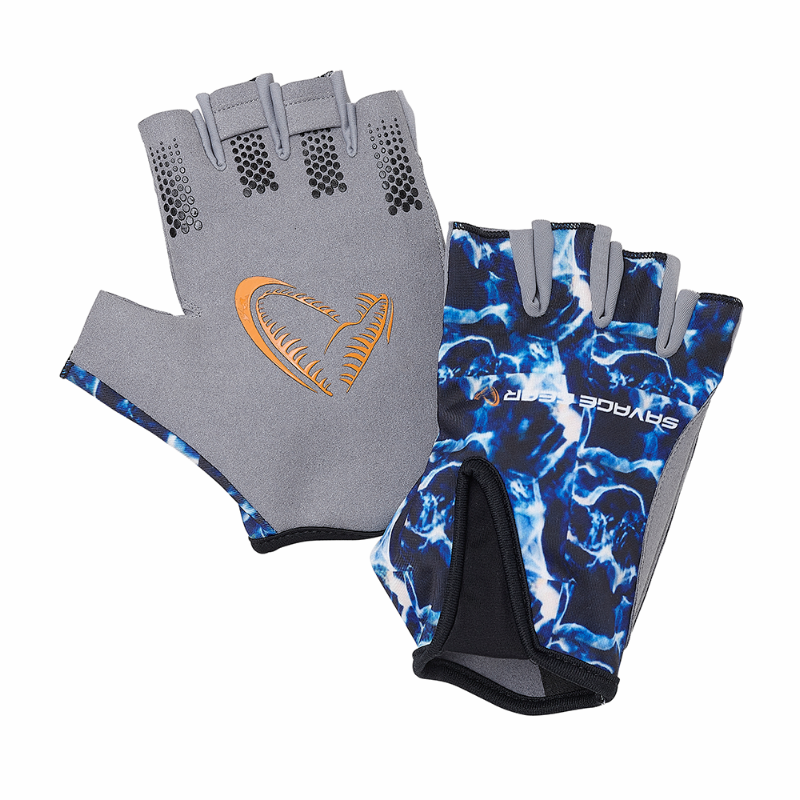 Savage Gear Marine Half Glove Sea Blue