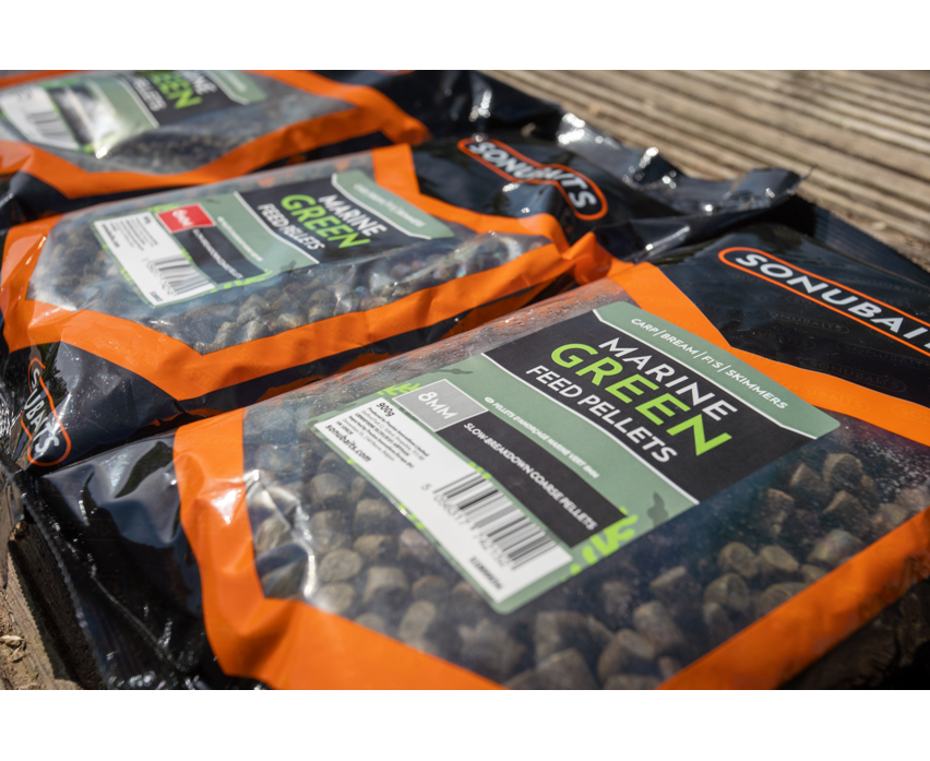 Sonubaits Marine Green Feed Pellets 900g