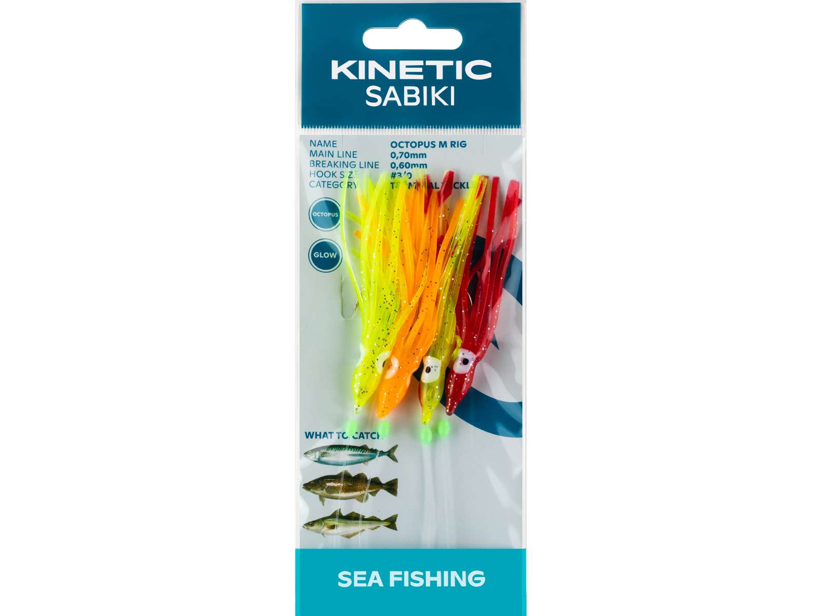 Kinetic Sabiki Octopus M #3/0