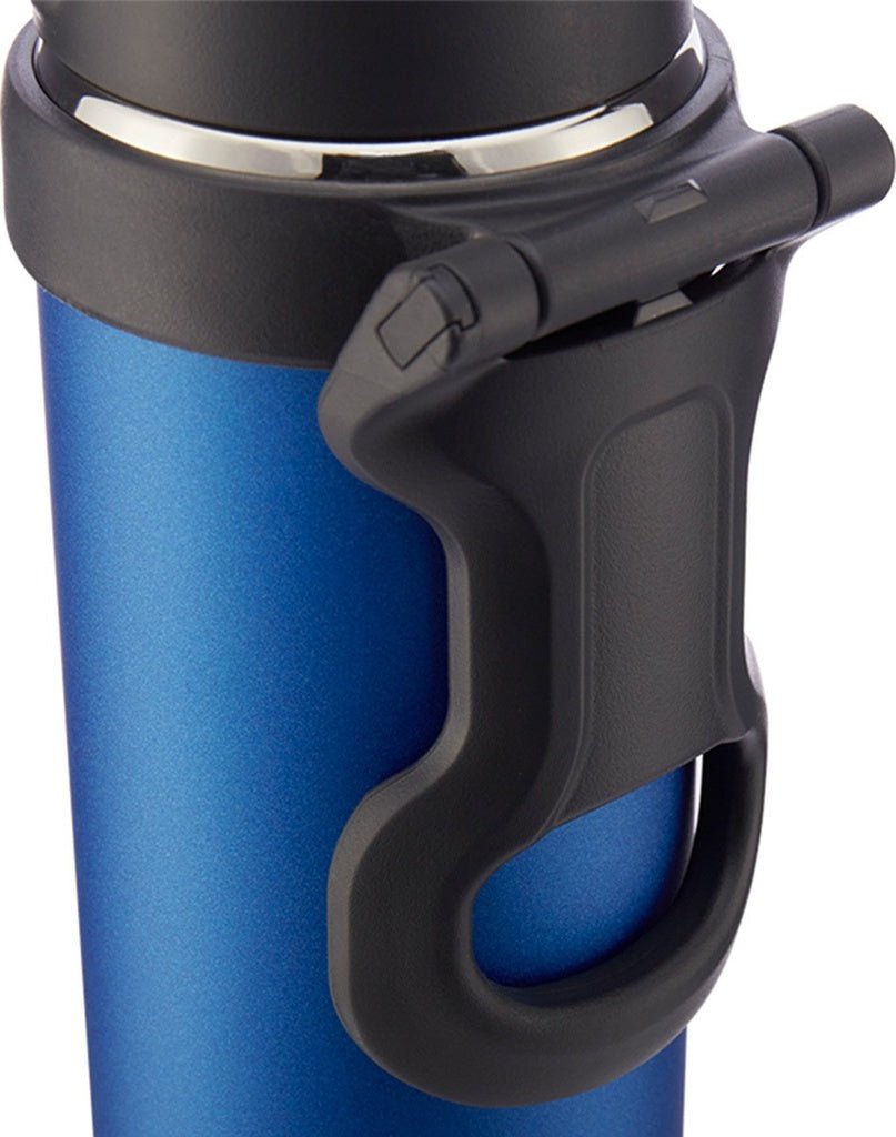 Foldable handle of Zojirushi SM-QAF60 Blue stainless steel mug, practical and portable for active lifestyles