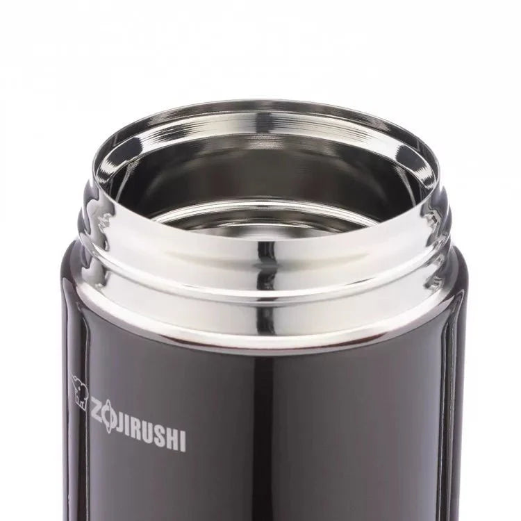 Zojirushi SC-FC75 food jar brown close-up of stainless steel interior