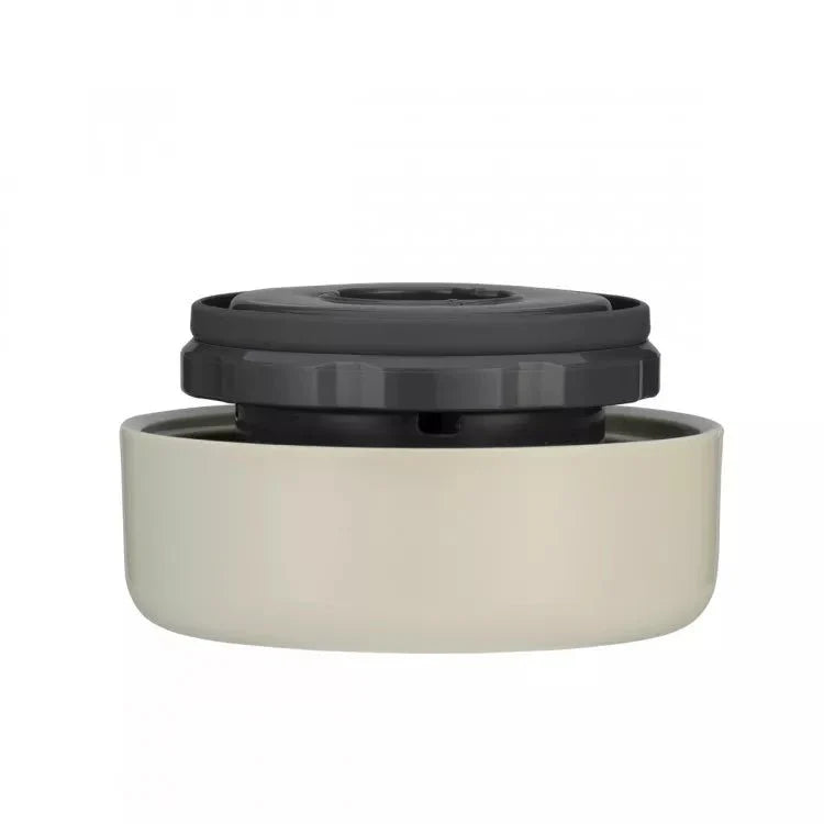 Zojirushi SW-KA food jar beige interior lid close-up leak proof construction
