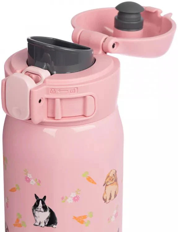 Zojirushi SM-WH48PZ pink floral 480ml mug with flip-open lid, leak-proof and easy sipping, ideal for commuters in Ireland
