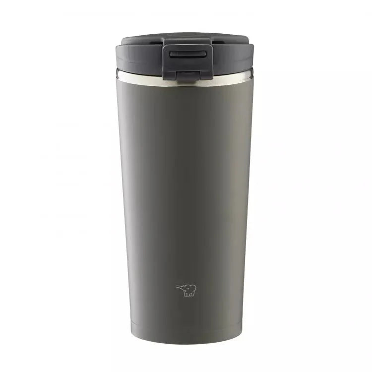 Zojirushi Stainless Tumbler SX-KAHM Light Smoke Gray from 300 ml (10.15 oz) up to 400 ml (13.55 oz)
