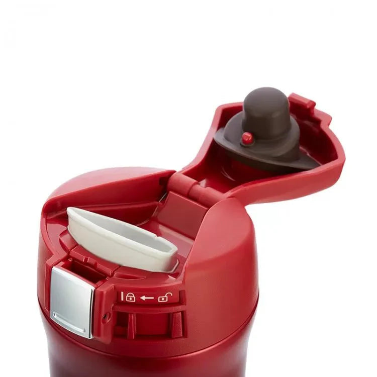 Zojirushi SM-YA48 red 480ml mug with secure flip-open lid, BPA free eco-friendly thermos ideal for daily Irish lifestyle